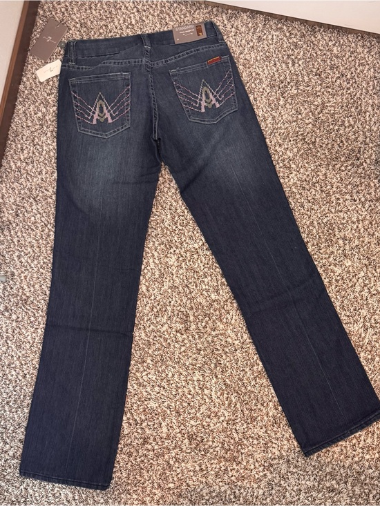 Seven7 Denim - NWT 7 For All Mankind Standard Straight Leg Jeans Women 26 Dark Wash
